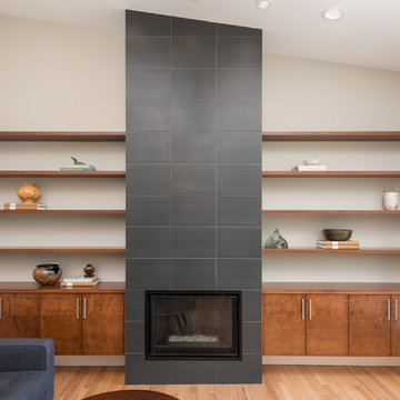 Laurel - Contemporary Fireplace