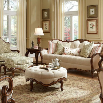 Lavelle Melange / Biscuit Living Room Set by Michael Amini