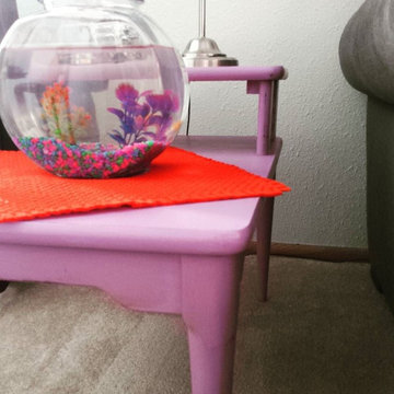 lavender side table