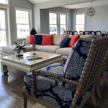LBI Blue and Coral Beach House - Peggy Fortuna