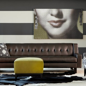 Leather LIving Room Sofa