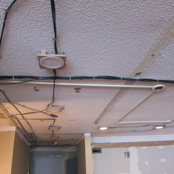 LED recessed lighting for condo with concrete ceilings