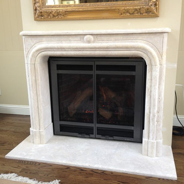 Legacy Travertine Fireplace Mantel