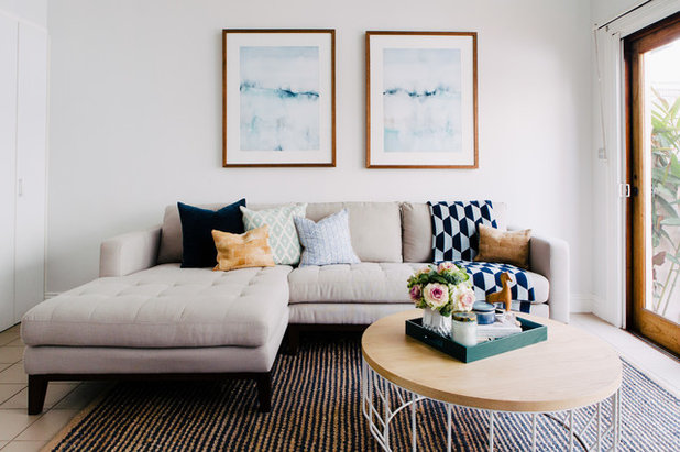 Transitional Living Room by Emma Blomfield