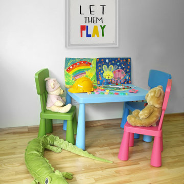 "Let Them Play" Framed Painting Print