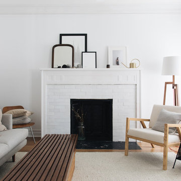 Lewis Range Brick Fireplace Surround