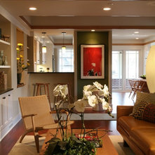 Traditional Living Room by Sarah Susanka, FAIA