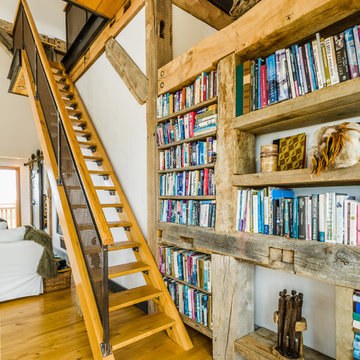 Library Area & Stairs to Loft