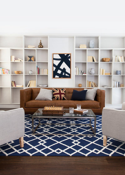 Contemporary Living Room by Donna Guyler Design