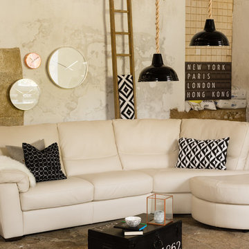 Lido Leather Corner Sofa