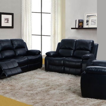 LifeStyle Furniture 3-Pieces Reclining Living Room Sofa Set(GS2900)