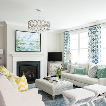 Light and Bright South Charlotte Living