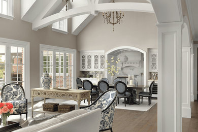 Living room - traditional living room idea in St Louis