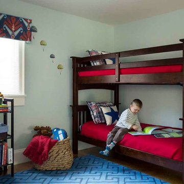 Lightened-Up Newton Tudor: Boys' Shared Bedroom