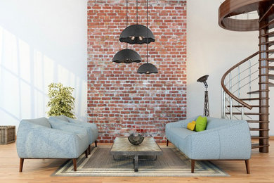 Photo of an industrial living room in Other.