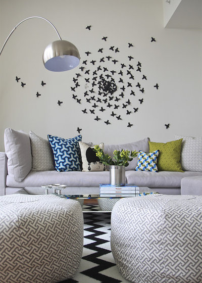 Contemporary Living Room by Stephanie Sabbe