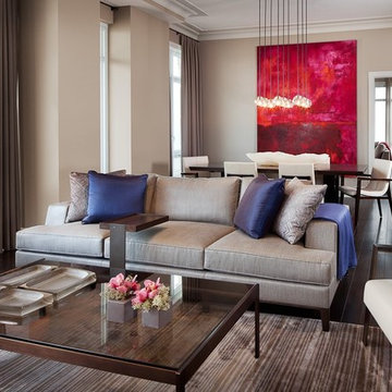 Lincoln Park Luxury High Rise Model Apartments  Designed by Holly Hunt Interiors