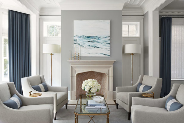 Traditional Living Room by Gemma Parker Design, LLC
