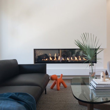Linear Fireplace