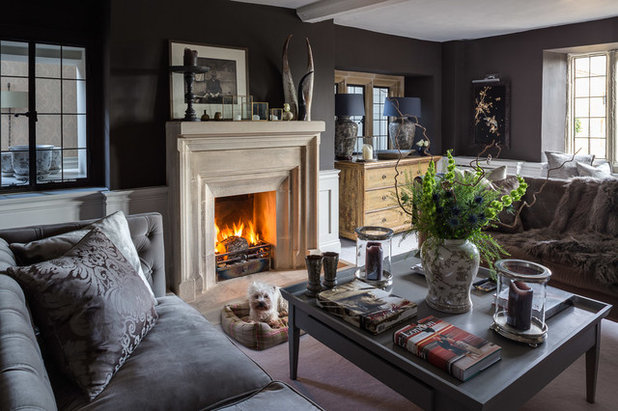 Eclectic Living Room by GEC Luxury Design & Build