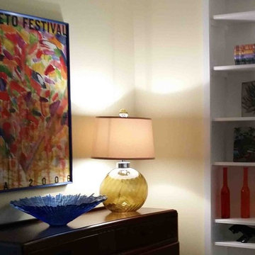 Living: Colorful Eclectic Art Collection