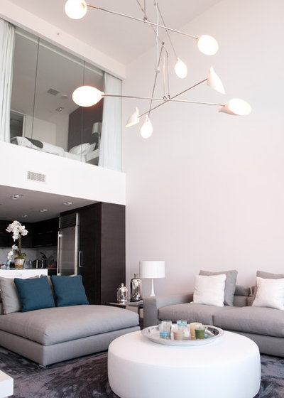Contemporary Living Room by Escala Construction Inc.