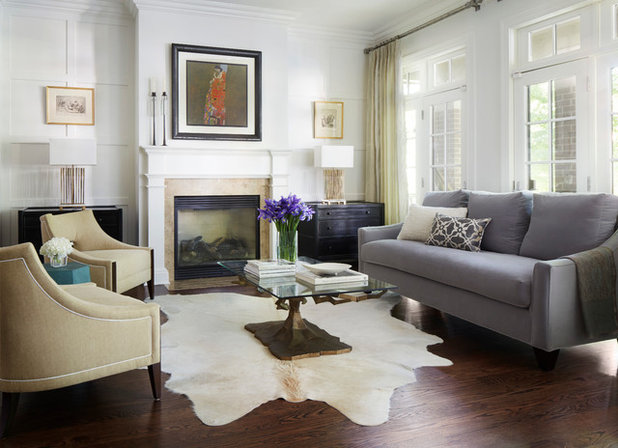 Traditional Living Room by Amy Kartheiser Design