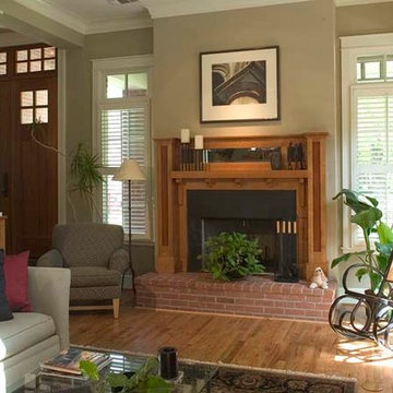 Living Room & Fireplace