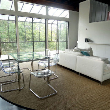 Living Room and Porch Floors Transformed with Custom Seagrass Rugs