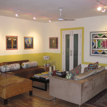 Living room art gallery