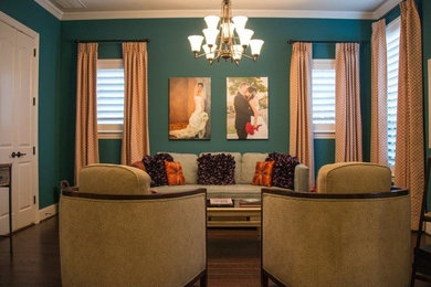 Living room - transitional living room idea in Dallas
