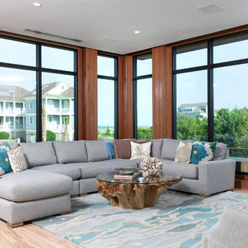Living room at the beach, Wilmington, NC
