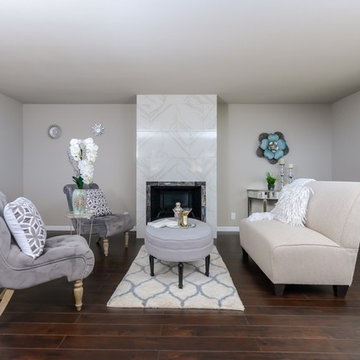 Living Room Before and After