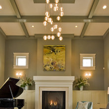 Transitional Living Room by Begrand Fast Design Inc.