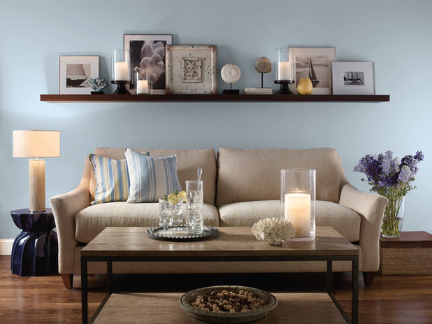 Beach Style Living Room by BEHR®