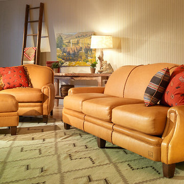 Living Room Buffalo Leather Furnishings