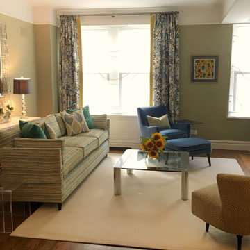 Living Room Color + Pattern = LOVE