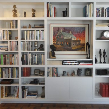 Living Room-Custom Built-ins-