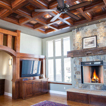 Living Room, Custom Woodwork