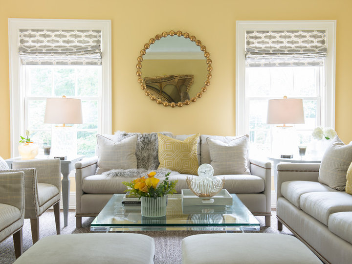 Contemporary Living Room - Enclosed