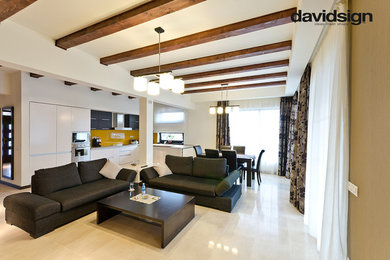 Living room - contemporary living room idea in Other