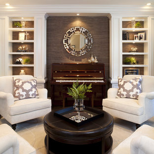 Inspiration for a timeless living room remodel in San Diego