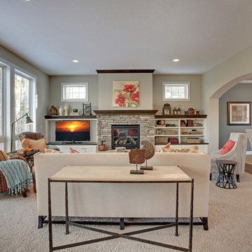 Living Room – Discover Crossing – Model Home