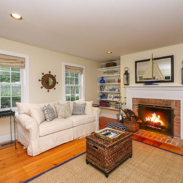 Living Room - Double Hung Windows in Magnificent Suffolk County Home