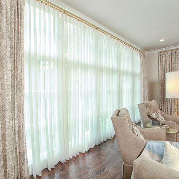 Living Room Drapes and Sheers