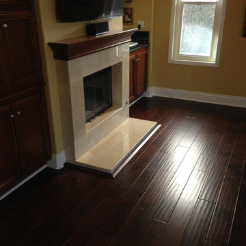 Living Room Featuring Garrison Deluxe Napa Walnut