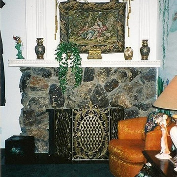 Living Room Fireplace and Mantle Sherman Oaks, Ca.