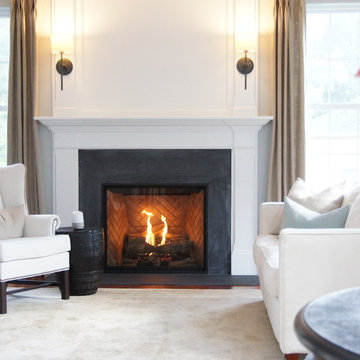 Living Room Fireplace - Custom Home Automation