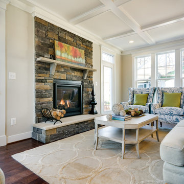 Living Room, Fireplace