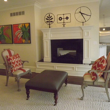 Living Room Fireplace, Plaza Condo, Kansas City, MO